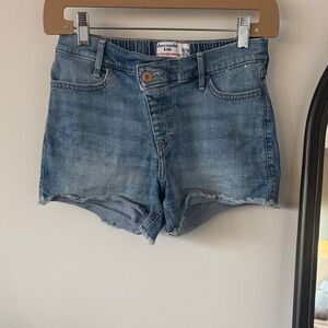 Abercrombie Kids Blue Slip-on Denim Shorts